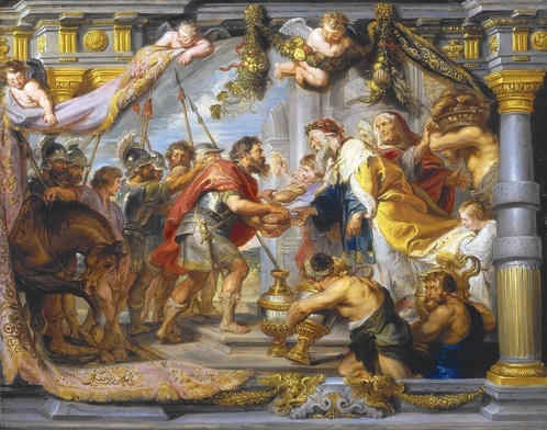 Rubens, Abraham i Melchizedek.