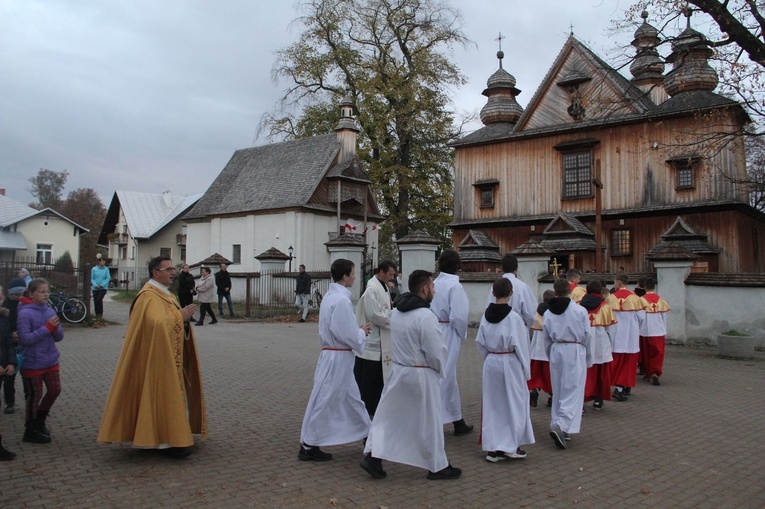 Szalowa. Powitanie św. Michała Archanioła