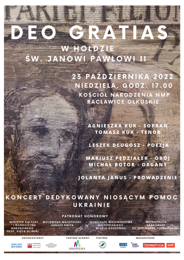 Racławice Olkuskie. Koncert papieski przy zabytkowych malowidłach