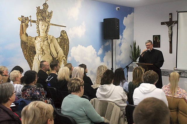 Konferencje w Polkowicach głosił ks. Leszek Woroniecki SAC. 