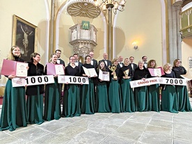 ▲	Główne trofeum przypadło w tym roku poznańskiemu zespołowi Dysonans.