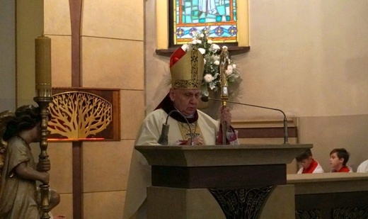 Poświęcenie ołtarza w Lublińcu