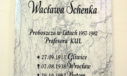 40. rocznica śmierci ks. Wacława Schenka, proboszcza i profesora KUL