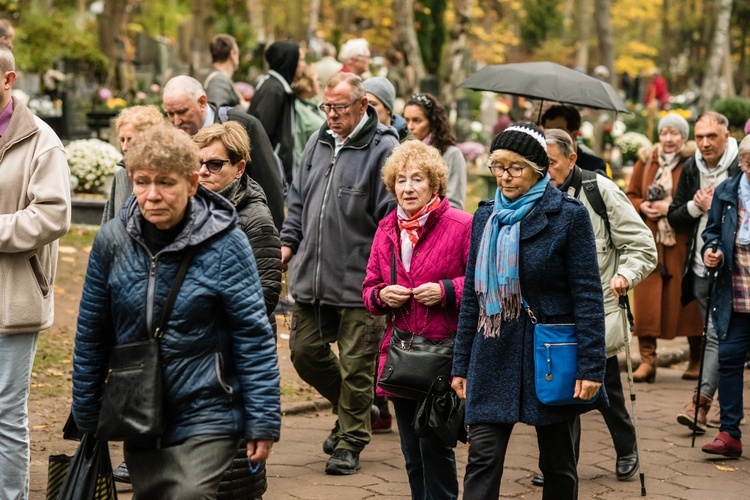 Modlitwa na cmentarzu Srebrzysko 2022