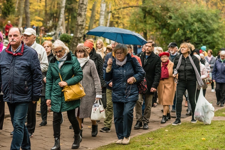 Modlitwa na cmentarzu Srebrzysko 2022