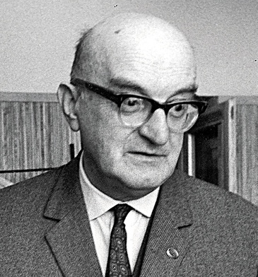 Jan Marcin Szancer.  Zdjęcie z 1965 roku.
