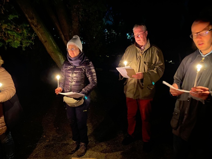 Msza na Cmentarzu Żołnierzy Włoskich - modlitwa Pastoral Centre