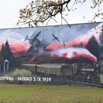 Mural w Brzesku Słotwinie