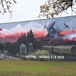 Mural w Brzesku Słotwinie
