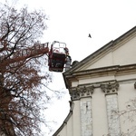 Demontaż uszkodzonej sterczyny