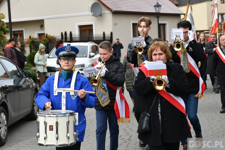 Bytom Odrzański. Poświęcenie nowego nagrobka uczestnika Bitwy o Atlantyk