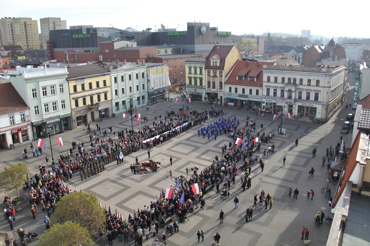 Rybnik. Obchody Święta Niepodległości 11 listopada 2022 r.