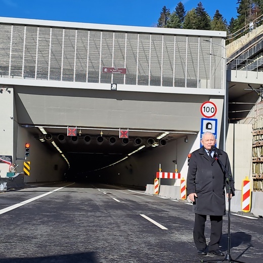 Otwarcie tunelu na zakopiance