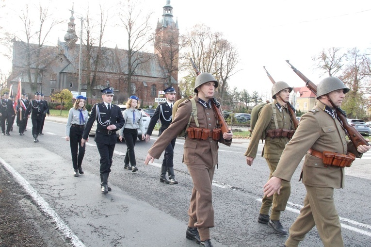 Radłów. Odsłonięcie muralu "Radłowskie Termopile"