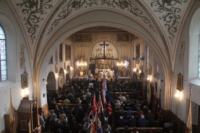 Radłów. Odsłonięcie muralu "Radłowskie Termopile"