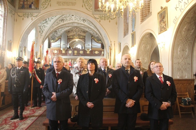 Radłów. Odsłonięcie muralu "Radłowskie Termopile"
