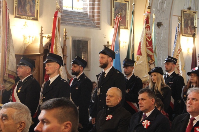 Radłów. Odsłonięcie muralu "Radłowskie Termopile"