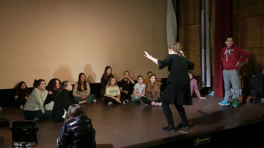 Warsztaty muzyczne i choreograficzne Teatru JaNowego w Andrychowie