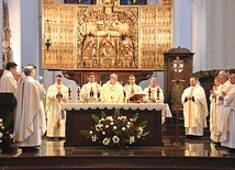 	Liturgii przewodniczył metropolita gdański.