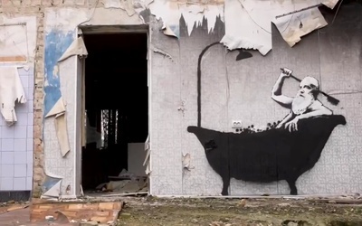 Banksy opublikował na Instagramie film o swoim pobycie na Ukrainie