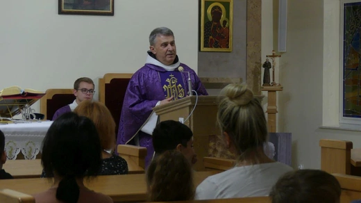 Rodziny ukraińskie w Diecezjalnym Domu Pielgrzyma św. Józefa w Andrychowie