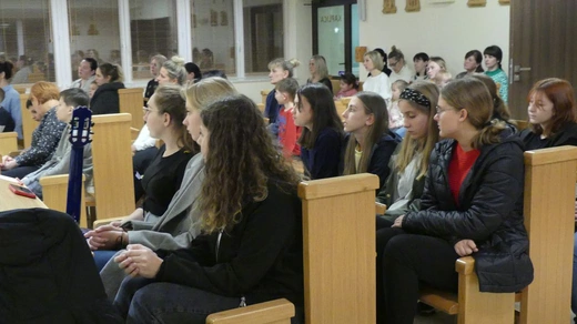 Rodziny ukraińskie w Diecezjalnym Domu Pielgrzyma św. Józefa w Andrychowie