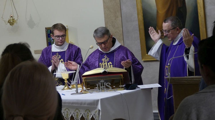 Rodziny ukraińskie w Diecezjalnym Domu Pielgrzyma św. Józefa w Andrychowie