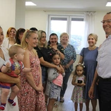 Rodziny ukraińskie w Diecezjalnym Domu Pielgrzyma św. Józefa w Andrychowie