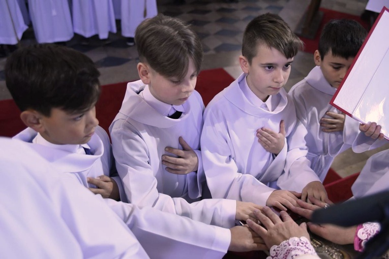 Lektorzy i ministranci w Nawojowej