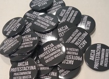 Oświęcim. Akcja protestacyjna pracowników Urzędu Miasta