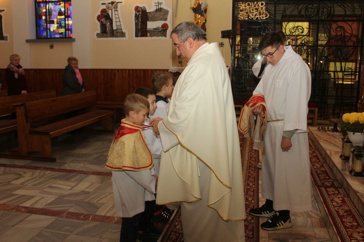 Ministranci w Niedzieliskach