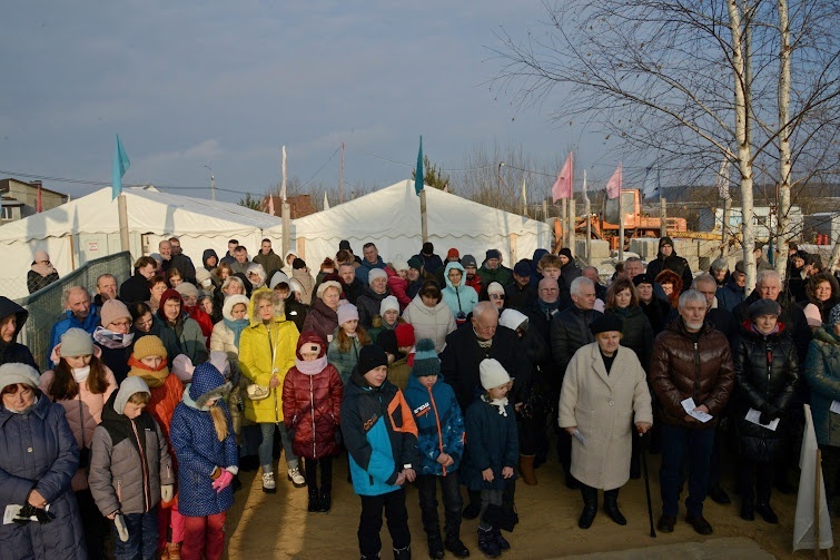 Wmurowanie kamienia węgielnego w świątynię polskiej błogosławionej w Grodnie na Białorusi