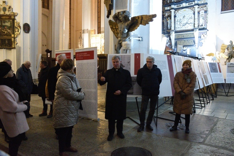 Średniowieczny detal - wystawa w bazylice Mariackiej