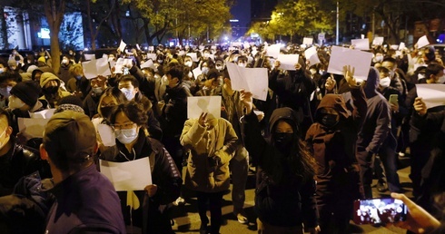 Chiny: Kolejne demonstracje przeciwko restrykcjom covidowym