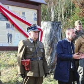 ▲	O historii oddziału i por. Kopika mówił Tomasz Greniuch, autor jego biografii.