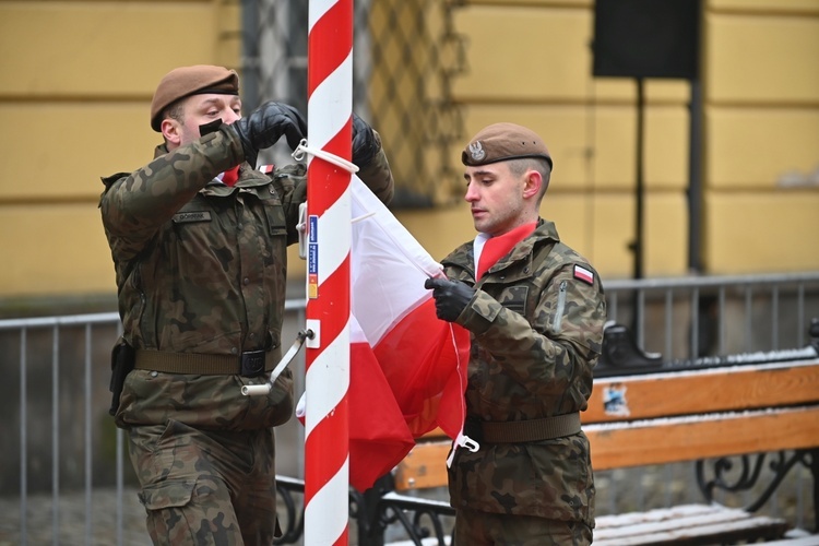 Przysięga nowych żołnierzy 16 Dolnośląskiej Brygady Obrony Terytorialnej