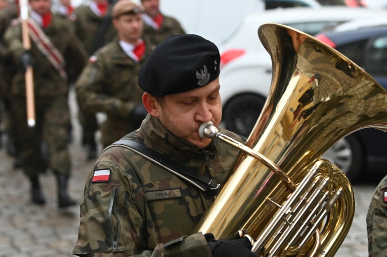 Przysięga nowych żołnierzy 16 Dolnośląskiej Brygady Obrony Terytorialnej