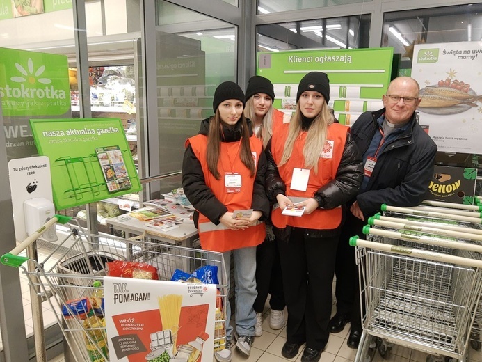 Zbiórka żywności w Janowie Lubelskim