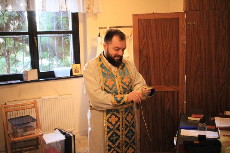 Niedzielna liturgia w parafii greckokatolickiej w Opolu