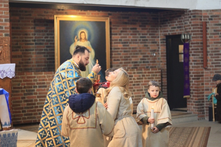 Niedzielna liturgia w parafii greckokatolickiej w Opolu