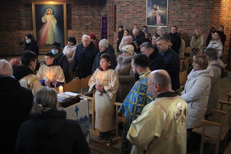 Niedzielna liturgia w parafii greckokatolickiej w Opolu