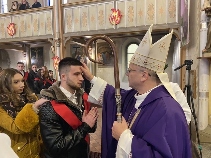 Zakończenie wizytacji w Wicinie