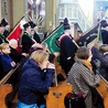 ▲	Barbórkowa liturgia w brzeszczańskiej świątyni św. Urbana.