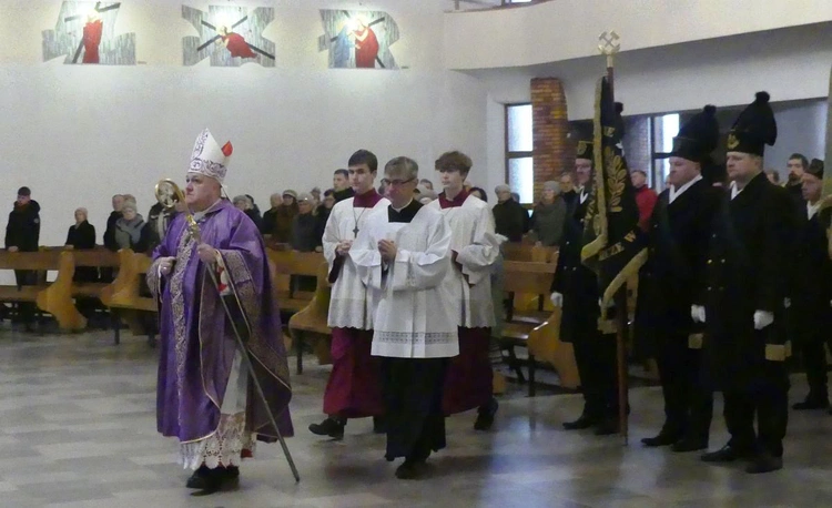 Barbórka 2022 w kościele Matki Bożej Bolesnej w Jawiszowicach-os. Brzeszcze