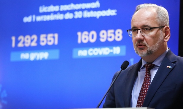 Minister Niedzielski: Głównym problemem epidemicznym w kraju jest grypa 