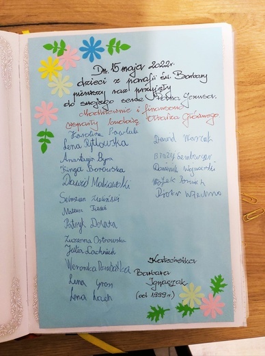 Przebieg prac odbudowy ołtarza w kościele św. Barbary