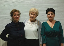 ▲	Wolontariuszki roku: Bożena Zbrońska, Lidia Szpitun i Nela Lel.