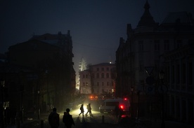 Kijów po zmroku