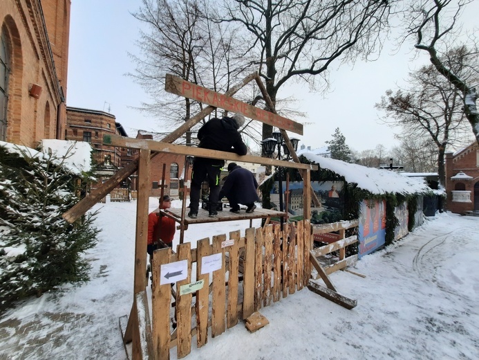 Piekarskie Betlejem w czasie budowy