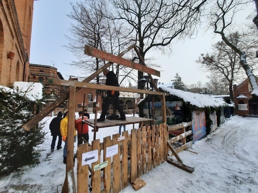 Piekarskie Betlejem w czasie budowy